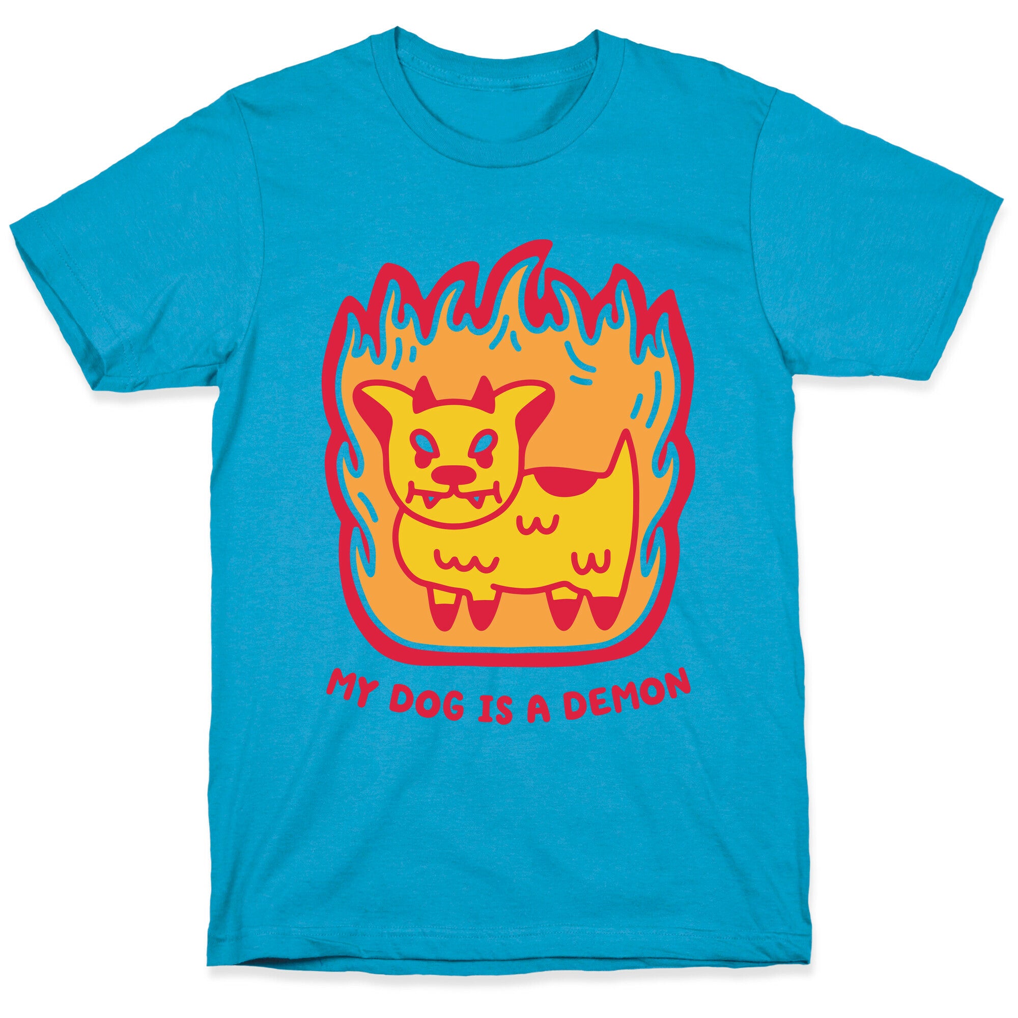 My Dog is a Demon Unisex Triblend Tee