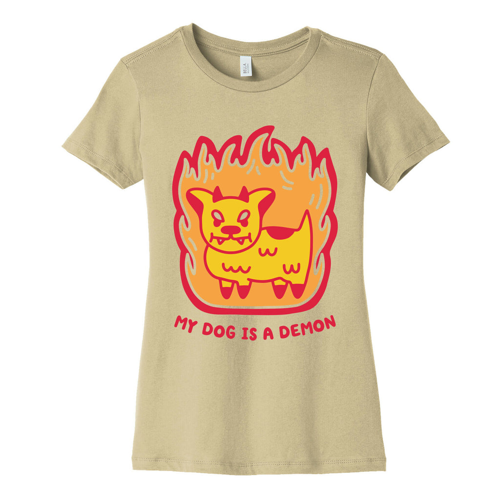 My Dog is a Demon Women's Cotton Tee
