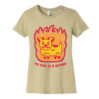 My Dog is a Demon Women's Cotton Tee