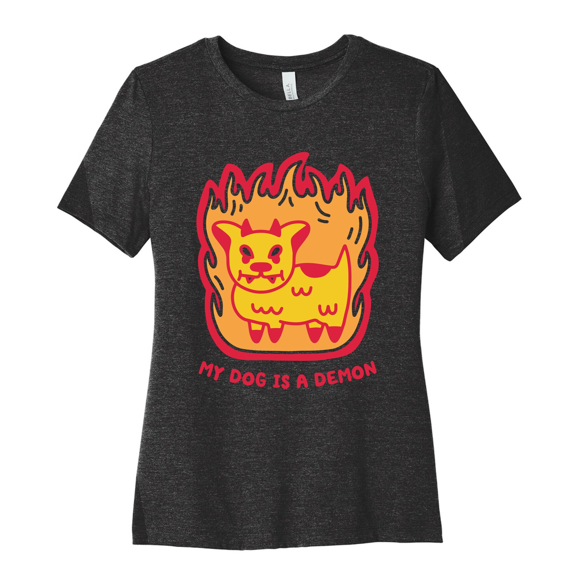 My Dog is a Demon Women's Cotton Tee