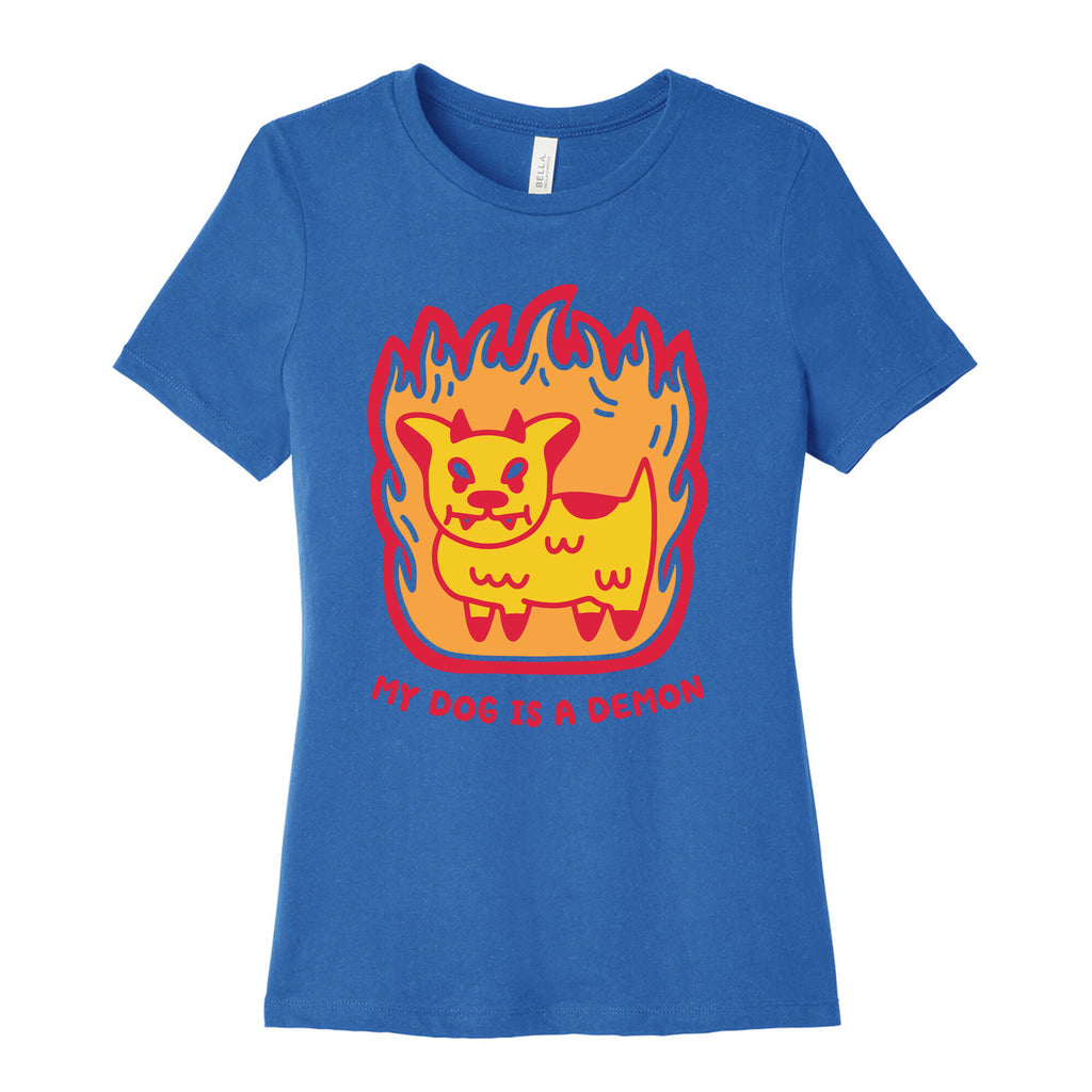 My Dog is a Demon Women's Cotton Tee