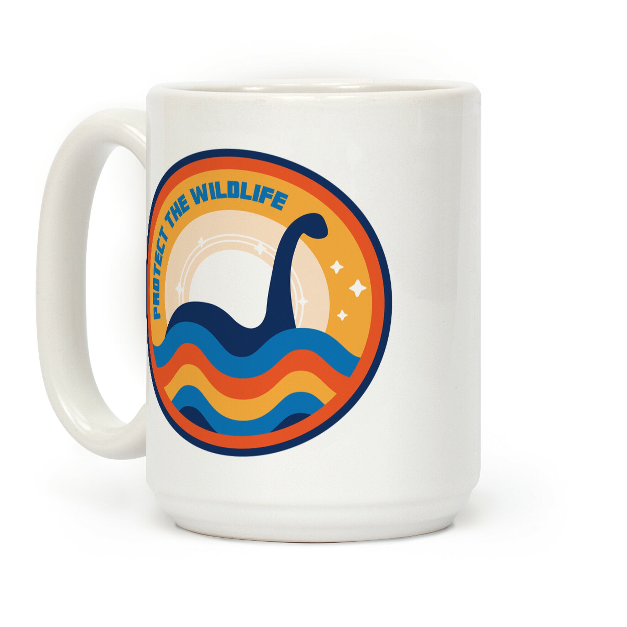 Protect The Wildlife - Nessie, Loch Ness Monster Coffee Mug