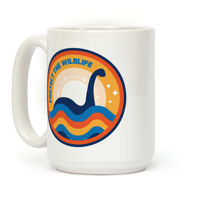 Protect The Wildlife - Nessie, Loch Ness Monster Coffee Mug