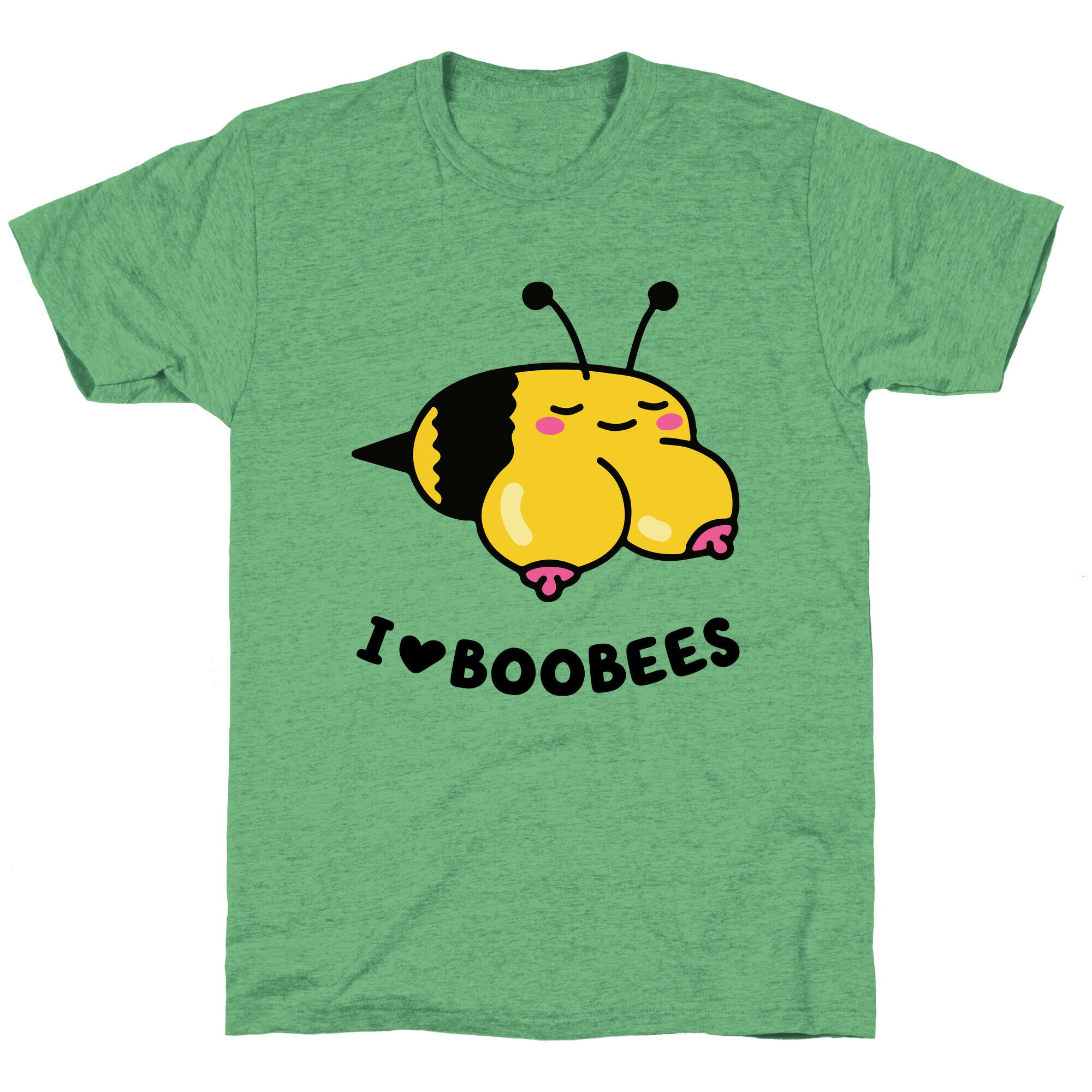 I Love Boobees Unisex Triblend Tee