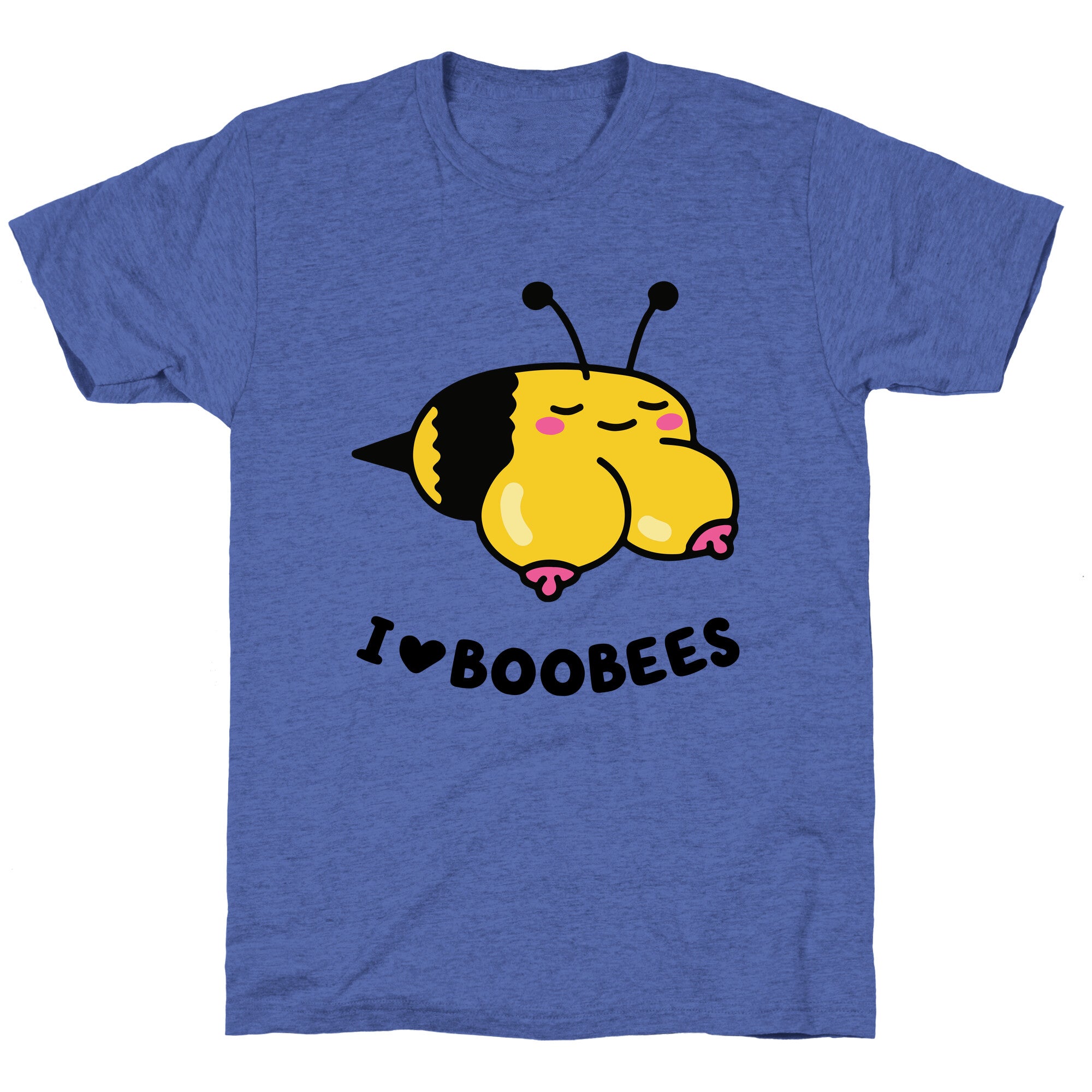 I Love Boobees Unisex Triblend Tee
