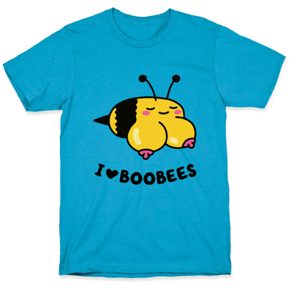 I Love Boobees Unisex Triblend Tee