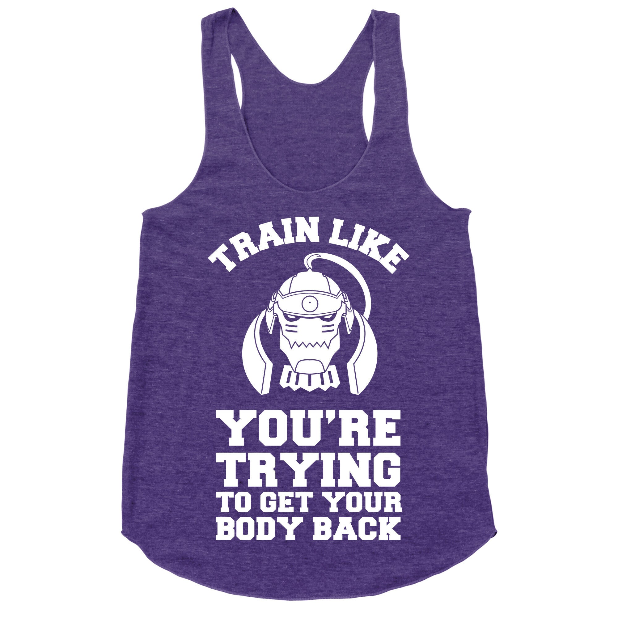 Train Like you're Trying to Get Your Body Back (Alphonse) Racerback Tank