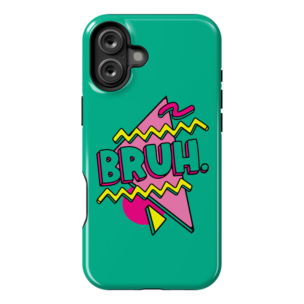 Bruh 90s Parody Phone Case