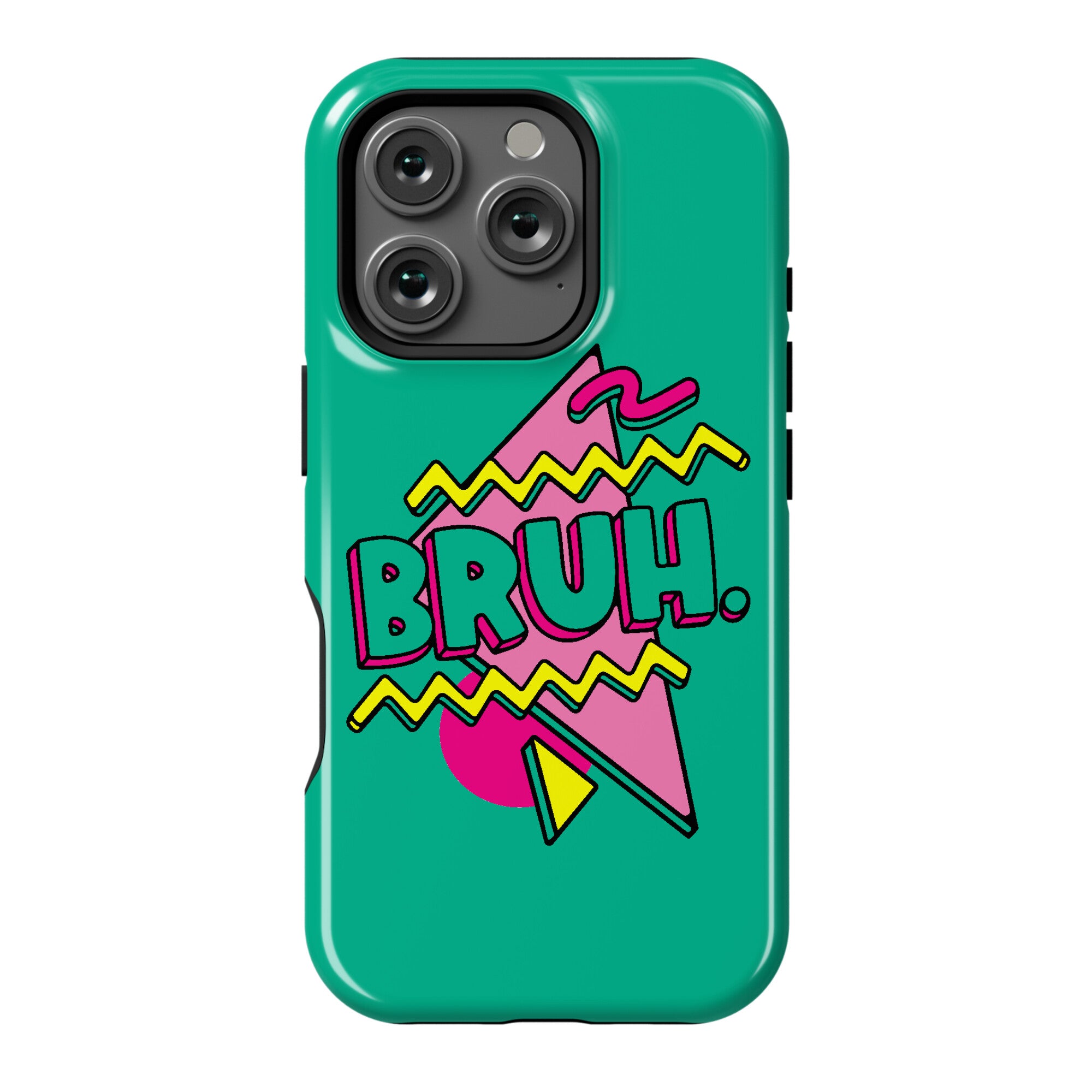 Bruh 90s Parody Phone Case