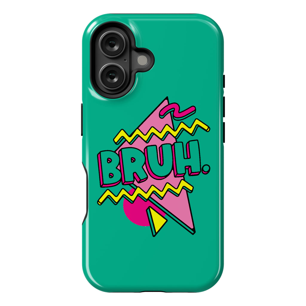 Bruh 90s Parody Phone Case