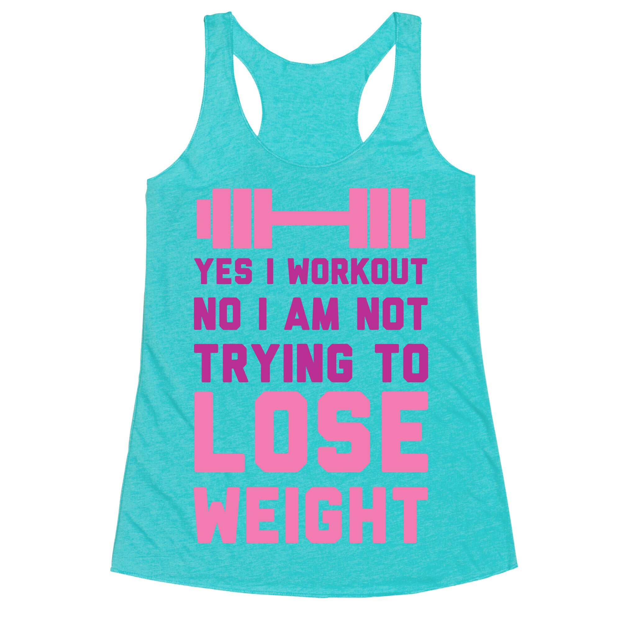 Yes I Workout Racerback Tank