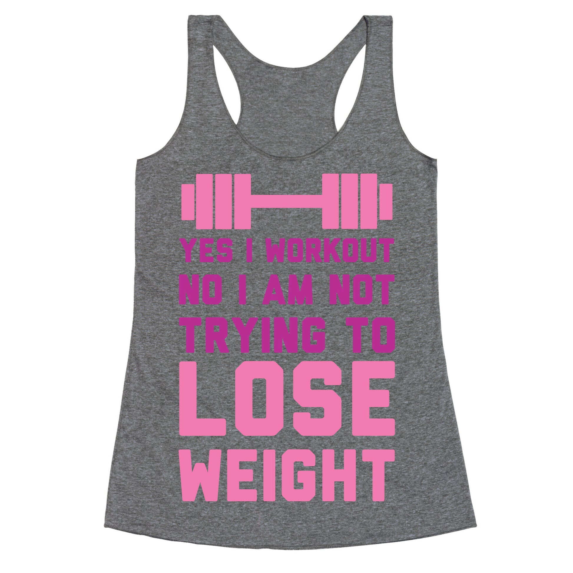 Yes I Workout Racerback Tank