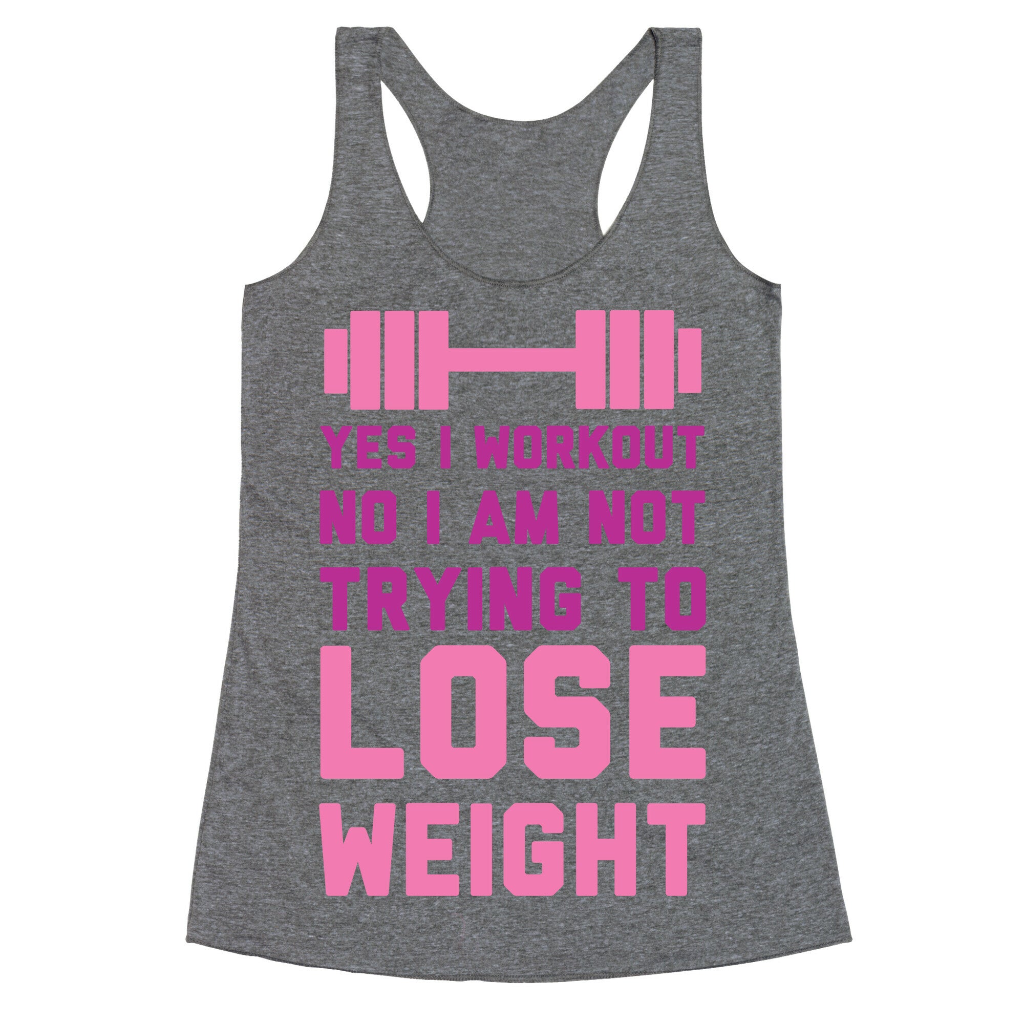 Yes I Workout Racerback Tank