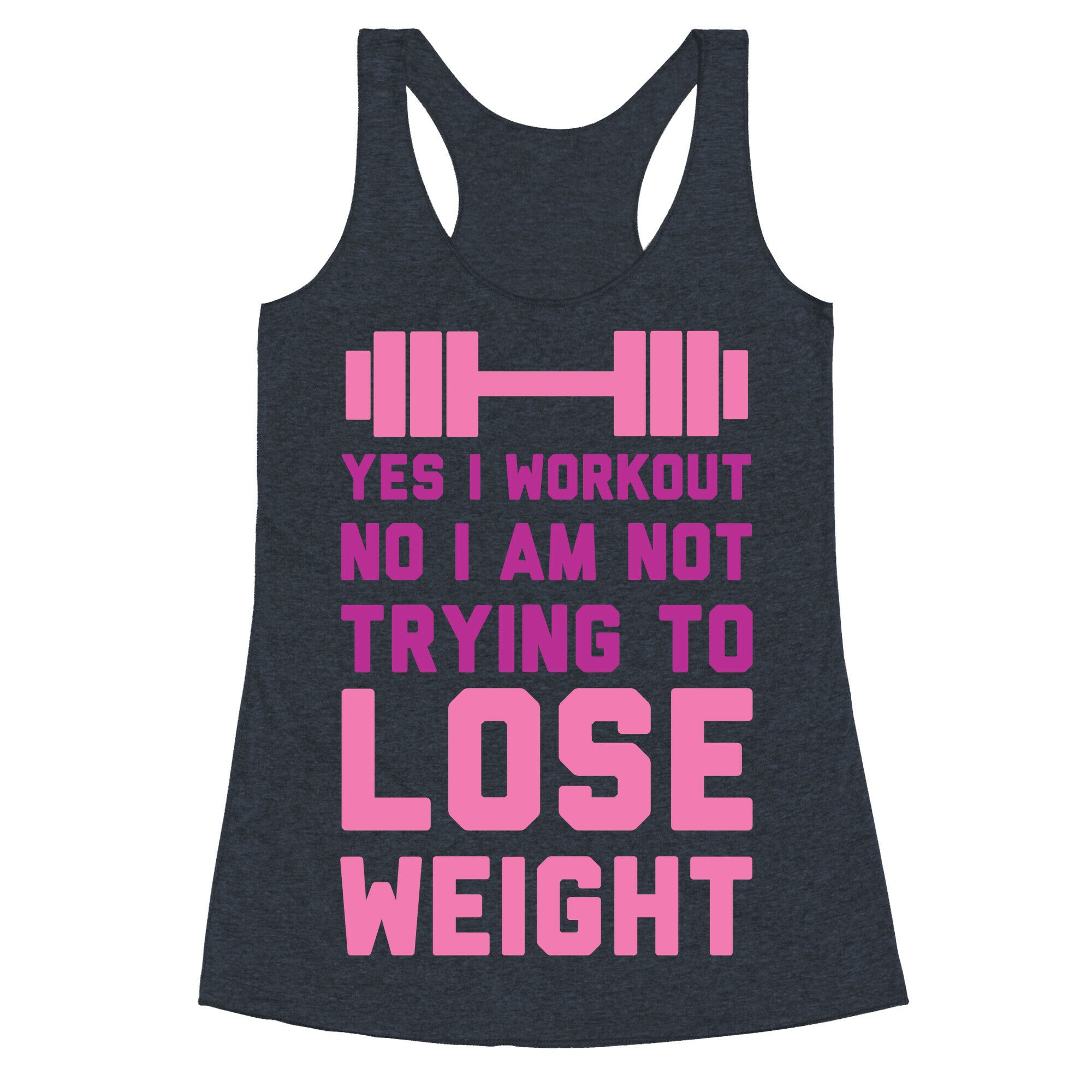 Yes I Workout Racerback Tank