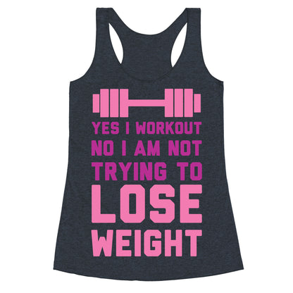 Yes I Workout Racerback Tank