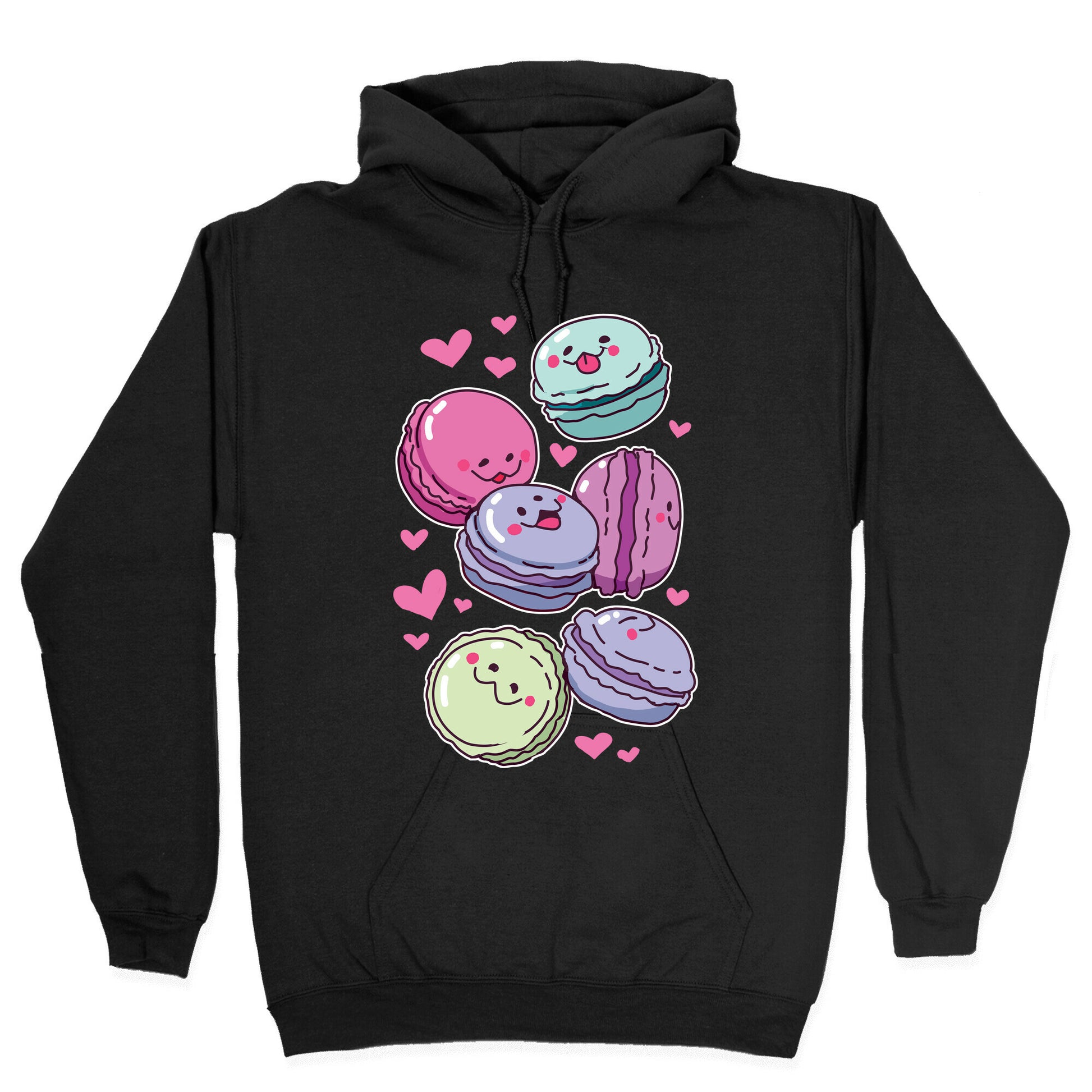 Cute Macarons Pattern Hoodie
