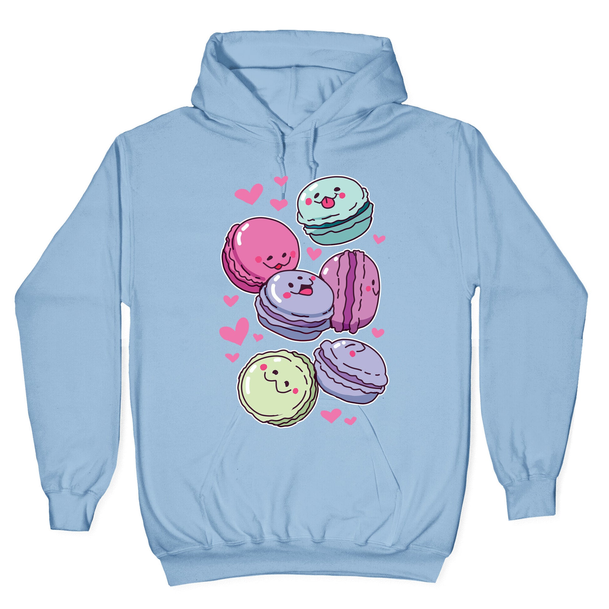 Cute Macarons Pattern Hoodie