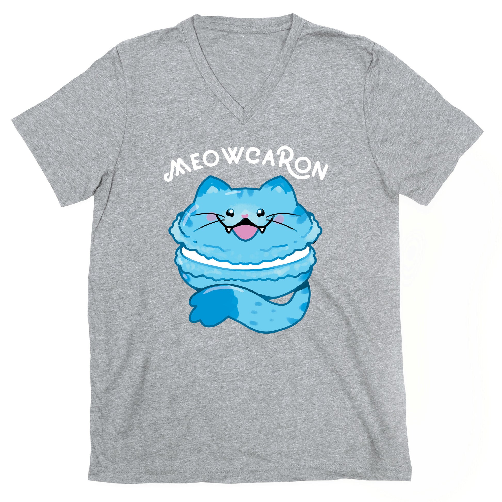 Meowcaron V-Neck