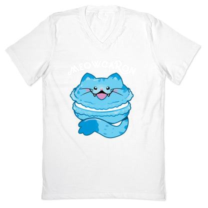 Meowcaron V-Neck