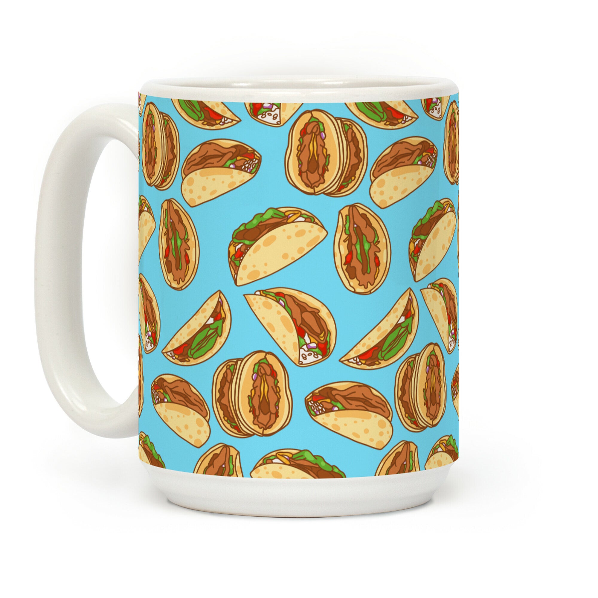 Taco Vulvas Pattern Coffee Mug