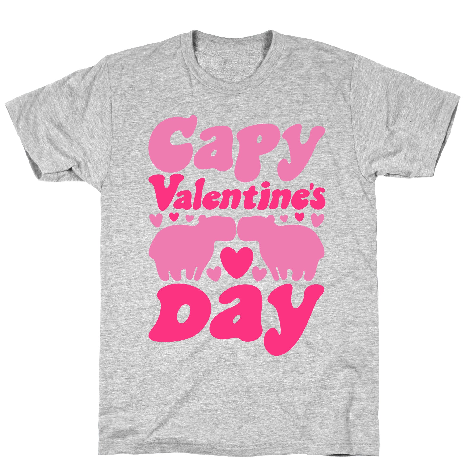 Capy Valentine's Day Capybara Parody T-Shirt