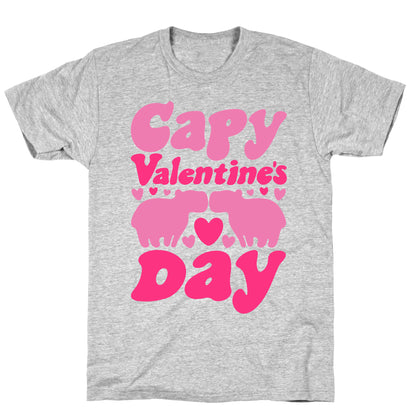 Capy Valentine's Day Capybara Parody T-Shirt