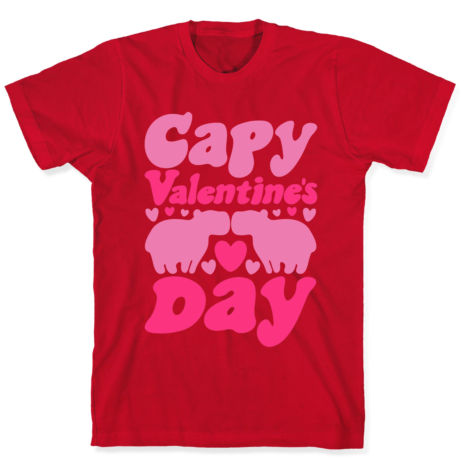 Capy Valentine's Day Capybara Parody T-Shirt