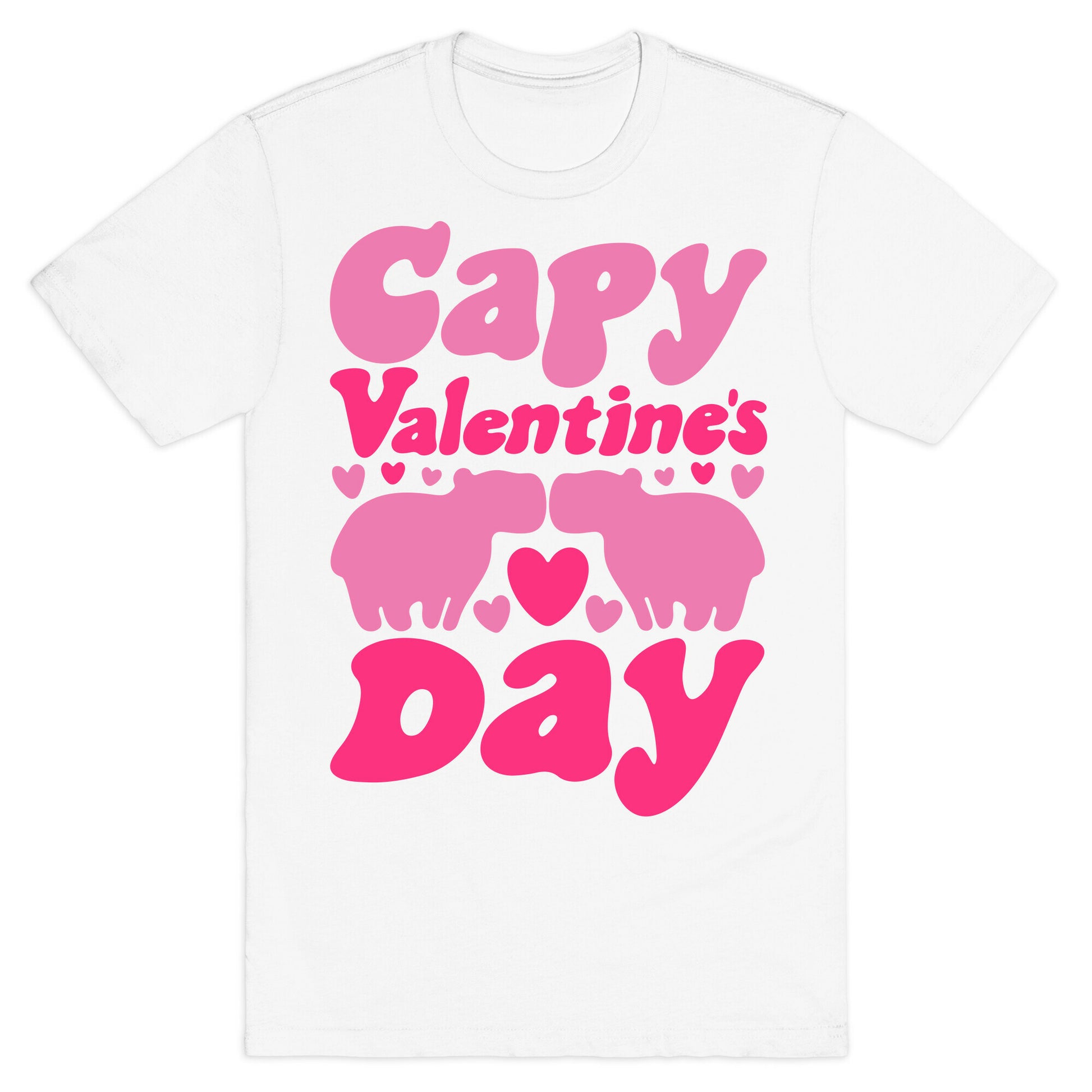 Capy Valentine's Day Capybara Parody T-Shirt
