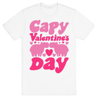 Capy Valentine's Day Capybara Parody T-Shirt