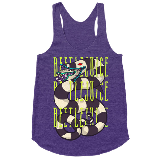 Beetlejuice Beetlejuice Beetlejuice Racerback Tank