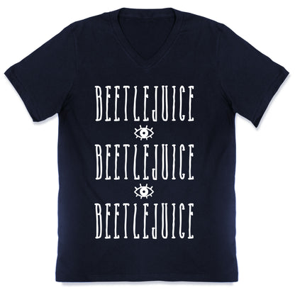 Beetlejuice Beetlejuice Beetlejuice V-Neck