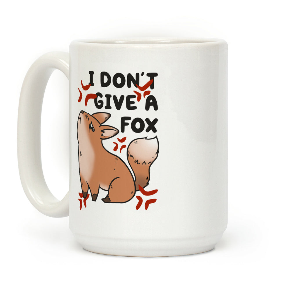 I Don't Give a Fox Coffee Mug