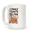I Don't Give a Fox Coffee Mug