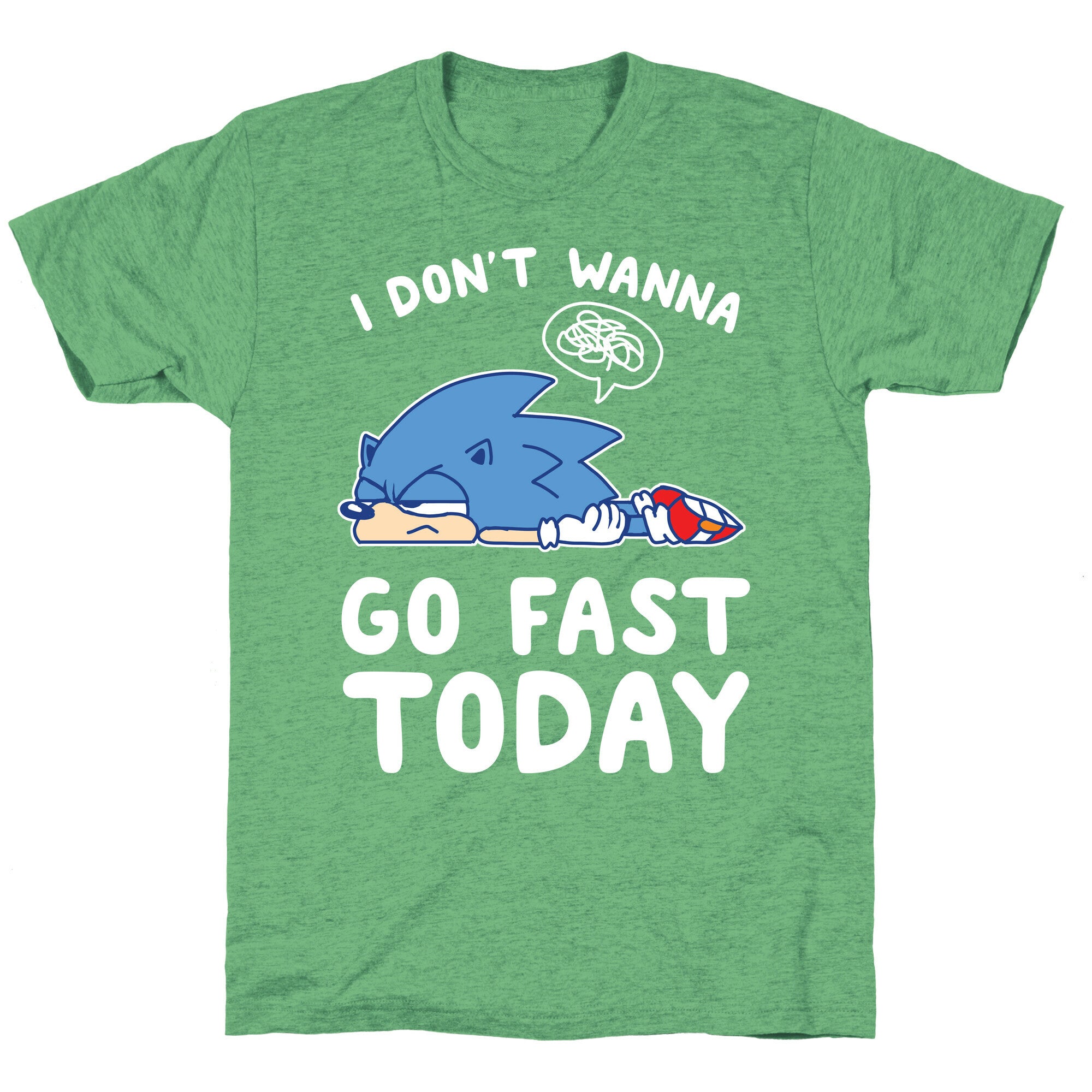 I Don't Wanna Go Fast Today Unisex Triblend Tee