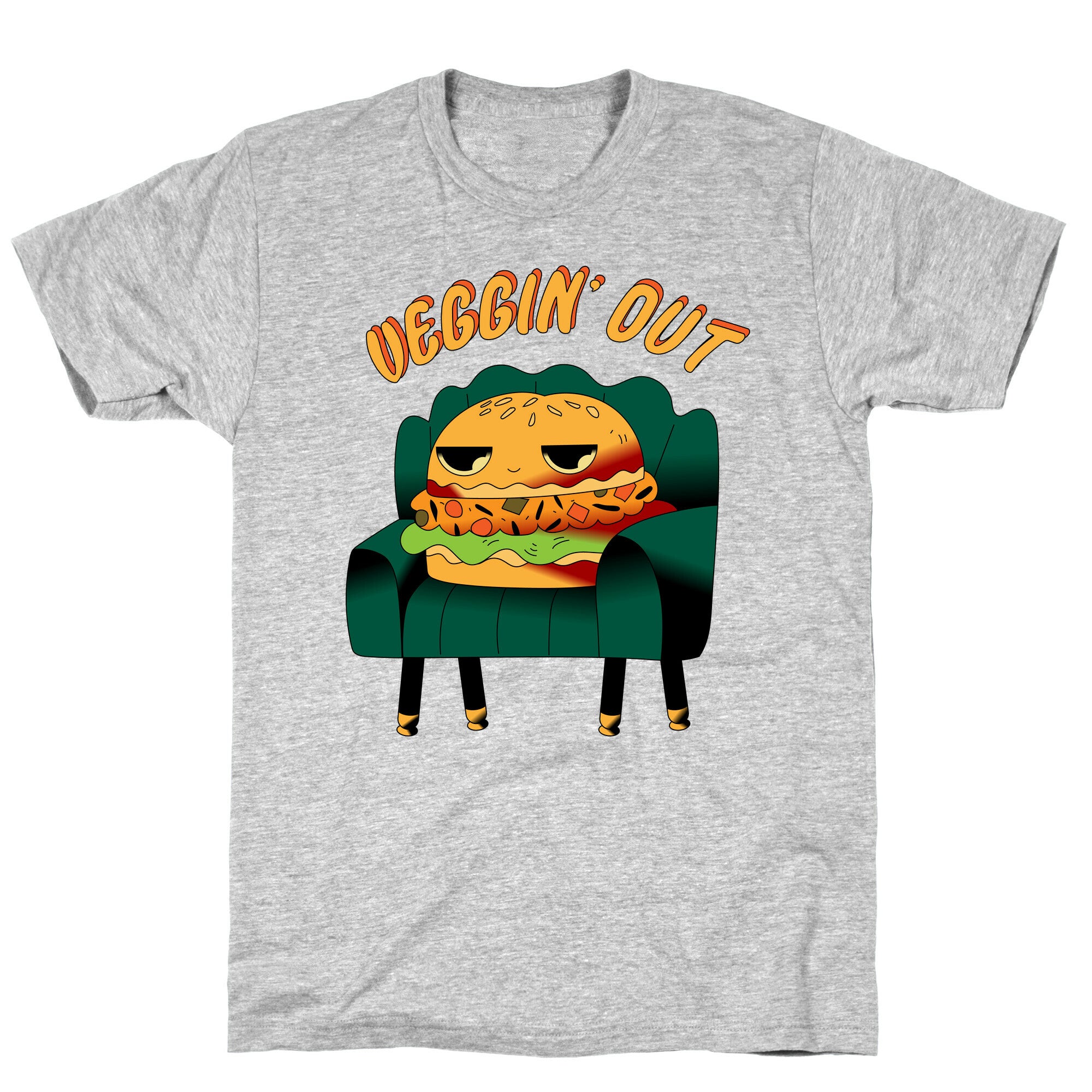 Veggin' Out Veggie Burger T-Shirt