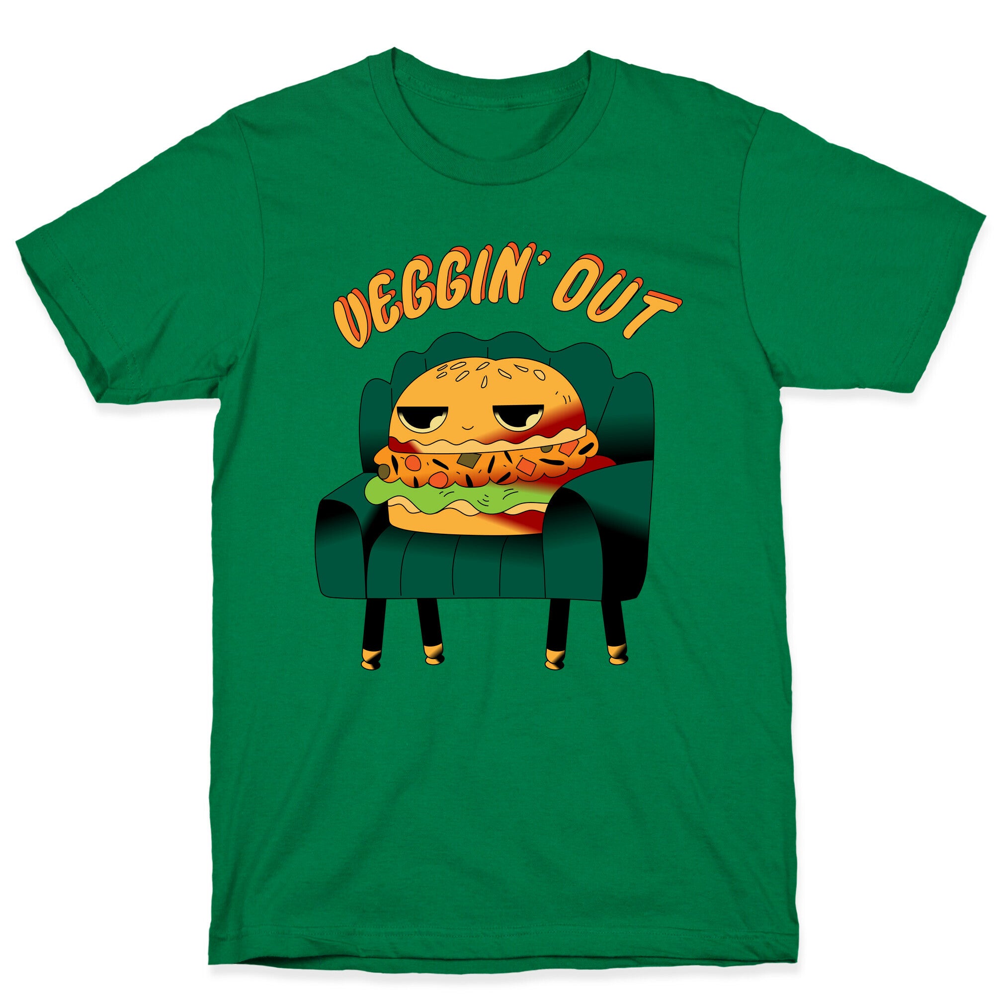 Veggin' Out Veggie Burger T-Shirt