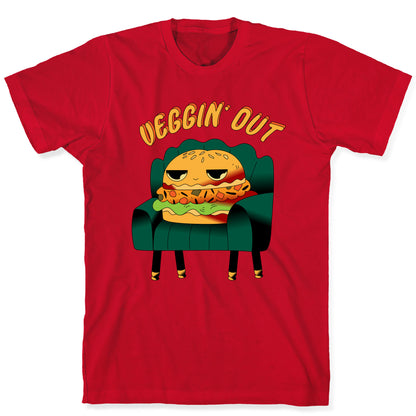 Veggin' Out Veggie Burger T-Shirt