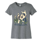 Ow, My Baaaaack Goat Women's Cotton Tee