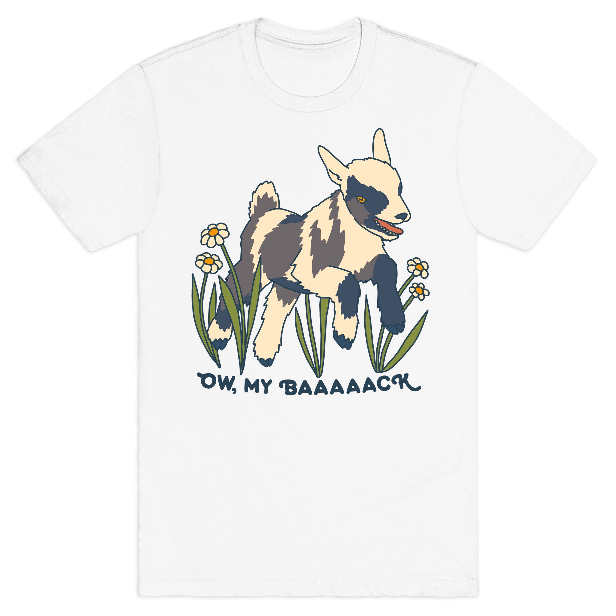 Ow, My Baaaaack Goat T-Shirt