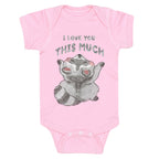 I Love You This Much Baby One Piece