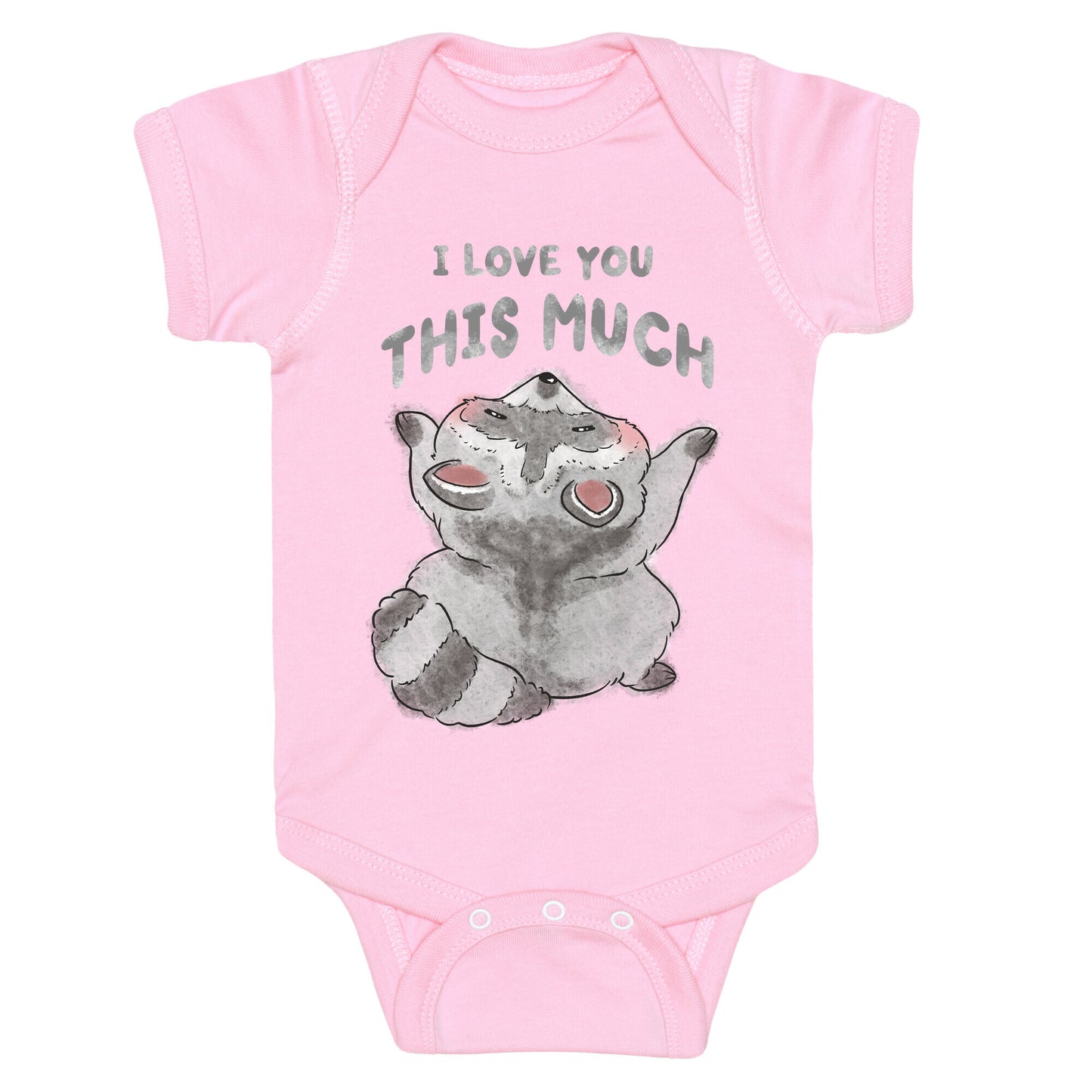 I Love You This Much Baby One Piece