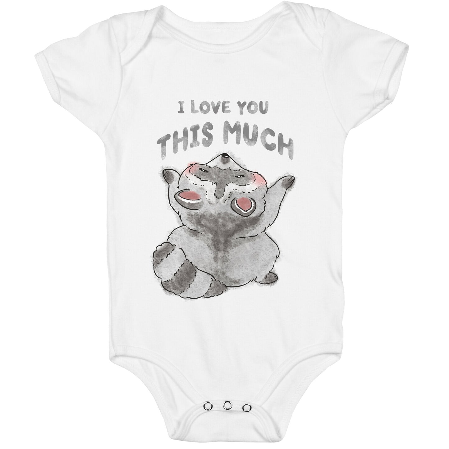 I Love You This Much Baby One Piece