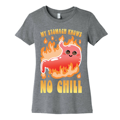My Stomach Knows No Chill Women's Cotton Tee