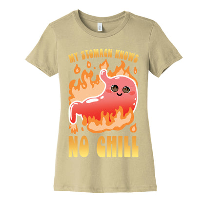 My Stomach Knows No Chill Women's Cotton Tee