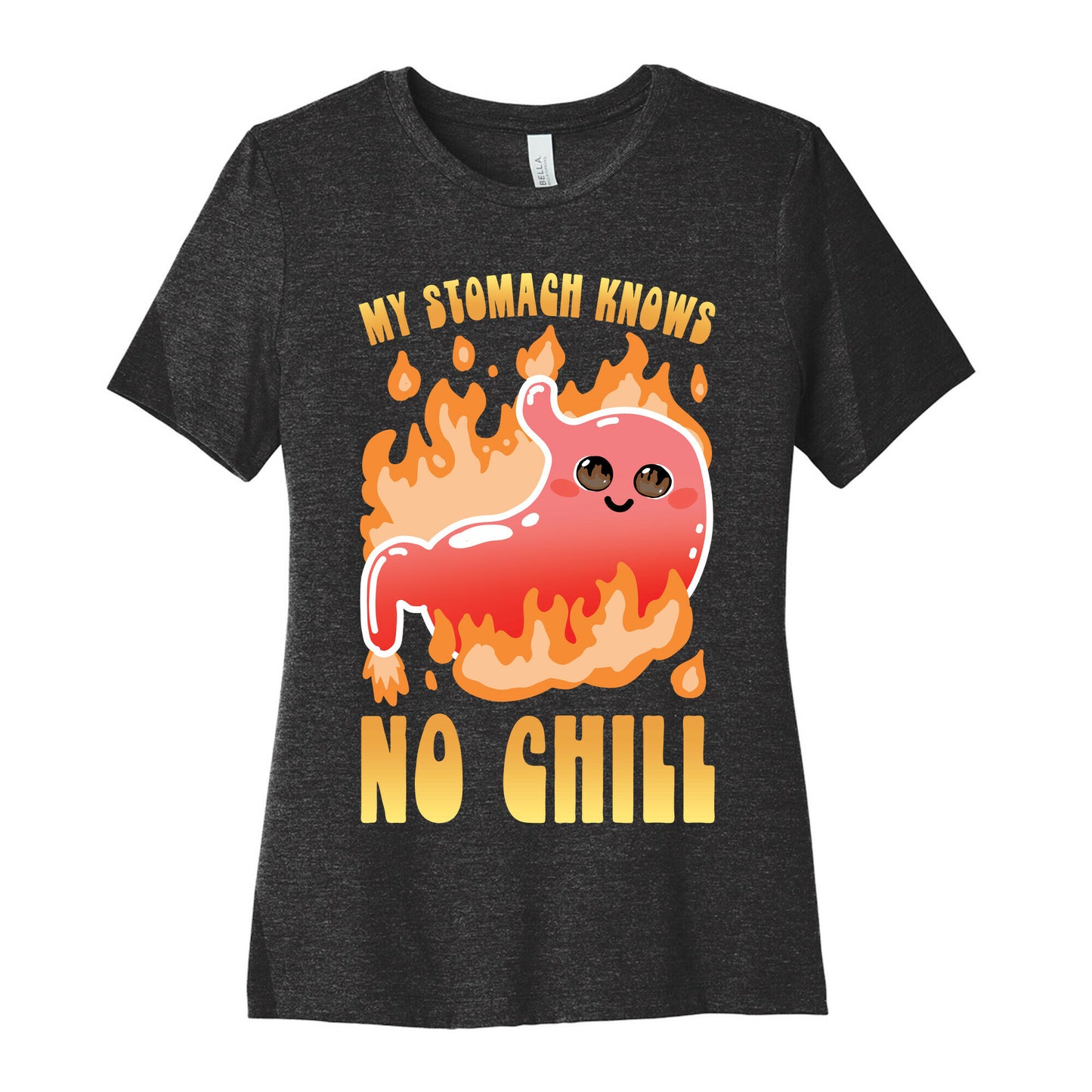 My Stomach Knows No Chill Women's Cotton Tee