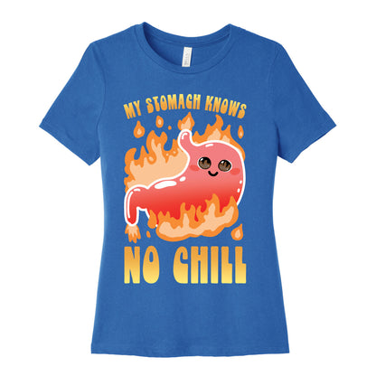 My Stomach Knows No Chill Women's Cotton Tee