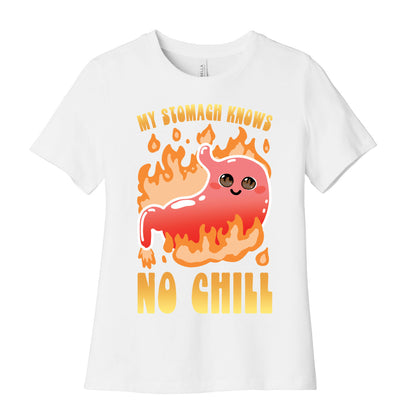 My Stomach Knows No Chill Women's Cotton Tee