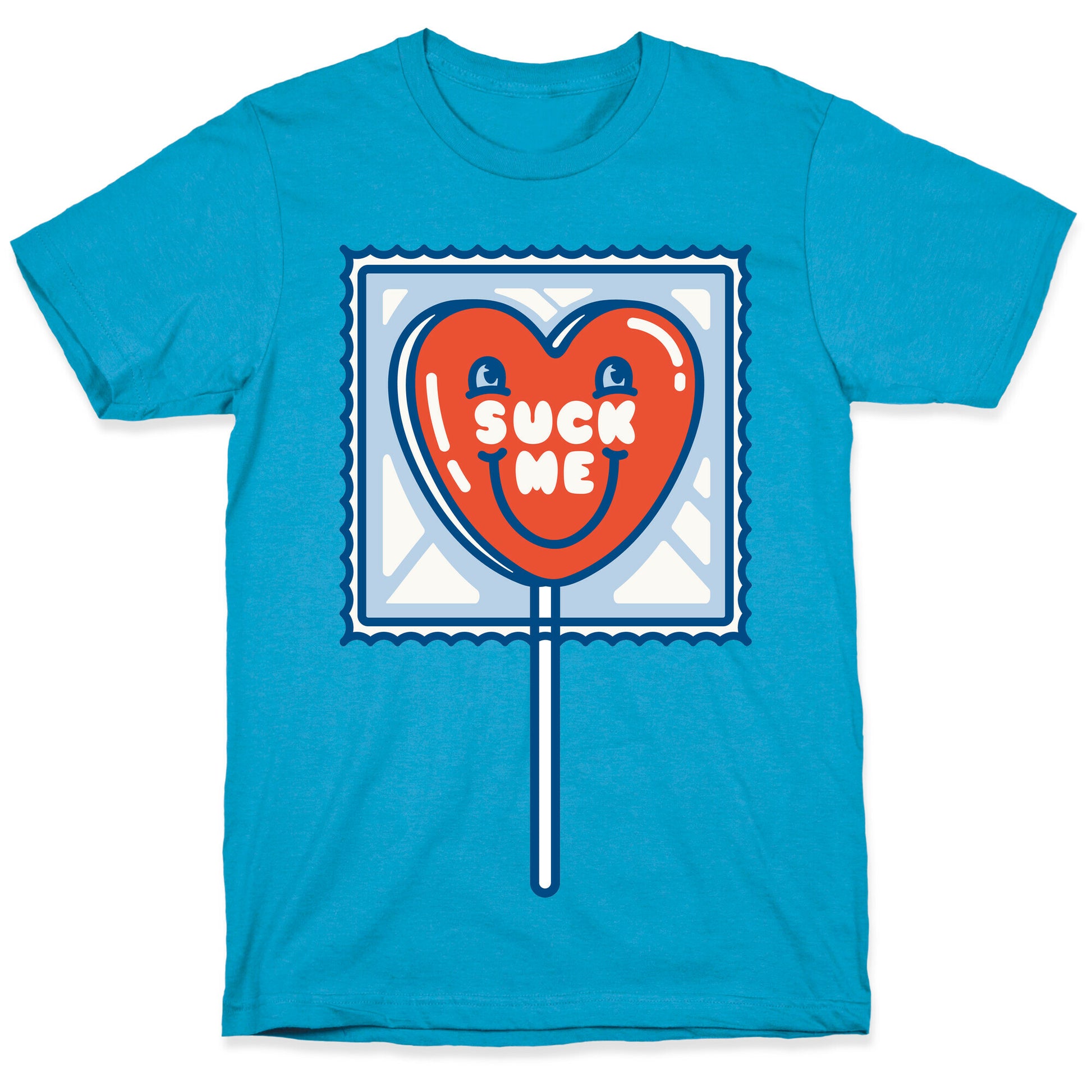 Suck Me Heart Lollipop Unisex Triblend Tee