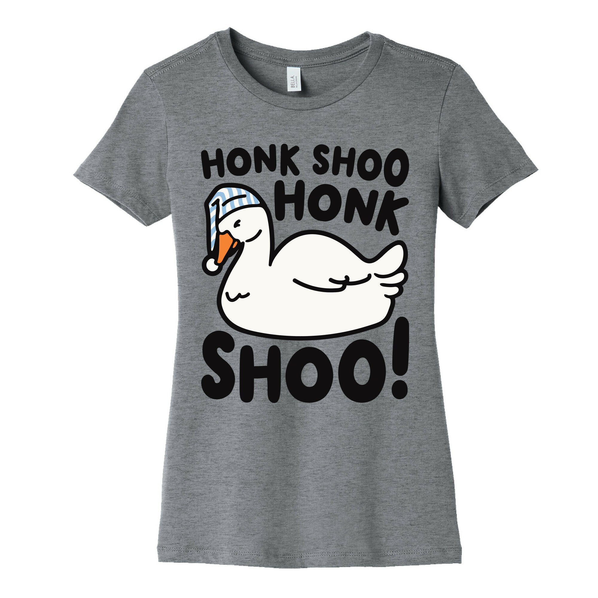 Honk Shoo Honk Shoo Sleeping Goose Parody Women's Cotton Tee