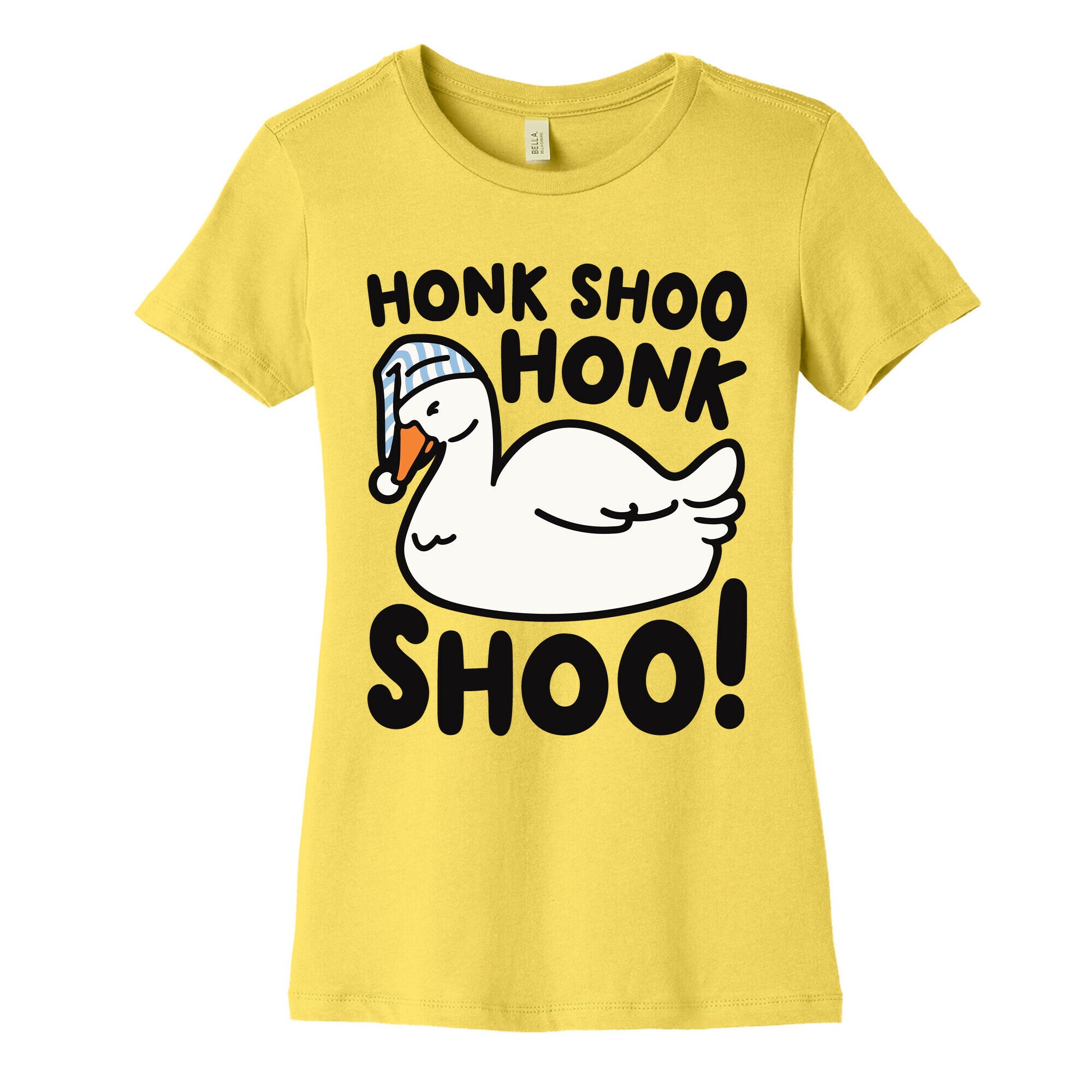 Honk Shoo Honk Shoo Sleeping Goose Parody Women's Cotton Tee